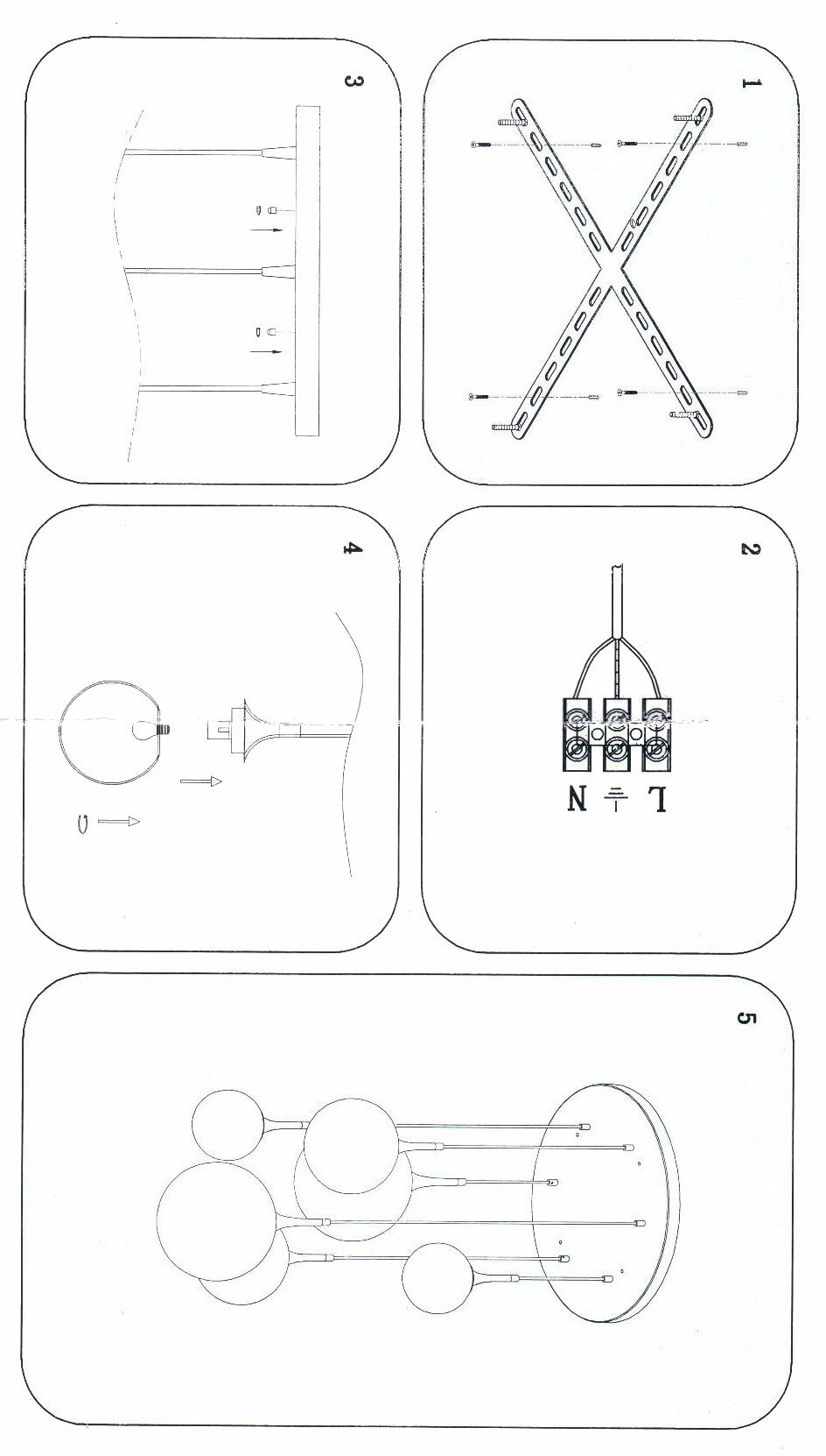 Lightstar (MD5081A-6JS) Люстра GLOBO 6х40W E14 gold/white (в комплекте) Lightstar (MD5081A-6JS) Люстра GLOBO 6х40W E14 gold/white (в комплекте)
